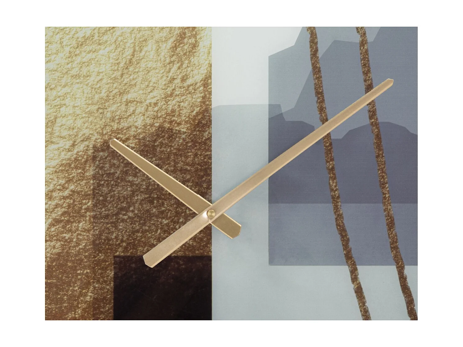 Horloge Murale en Verre "Motifs" 60cm Multicolore