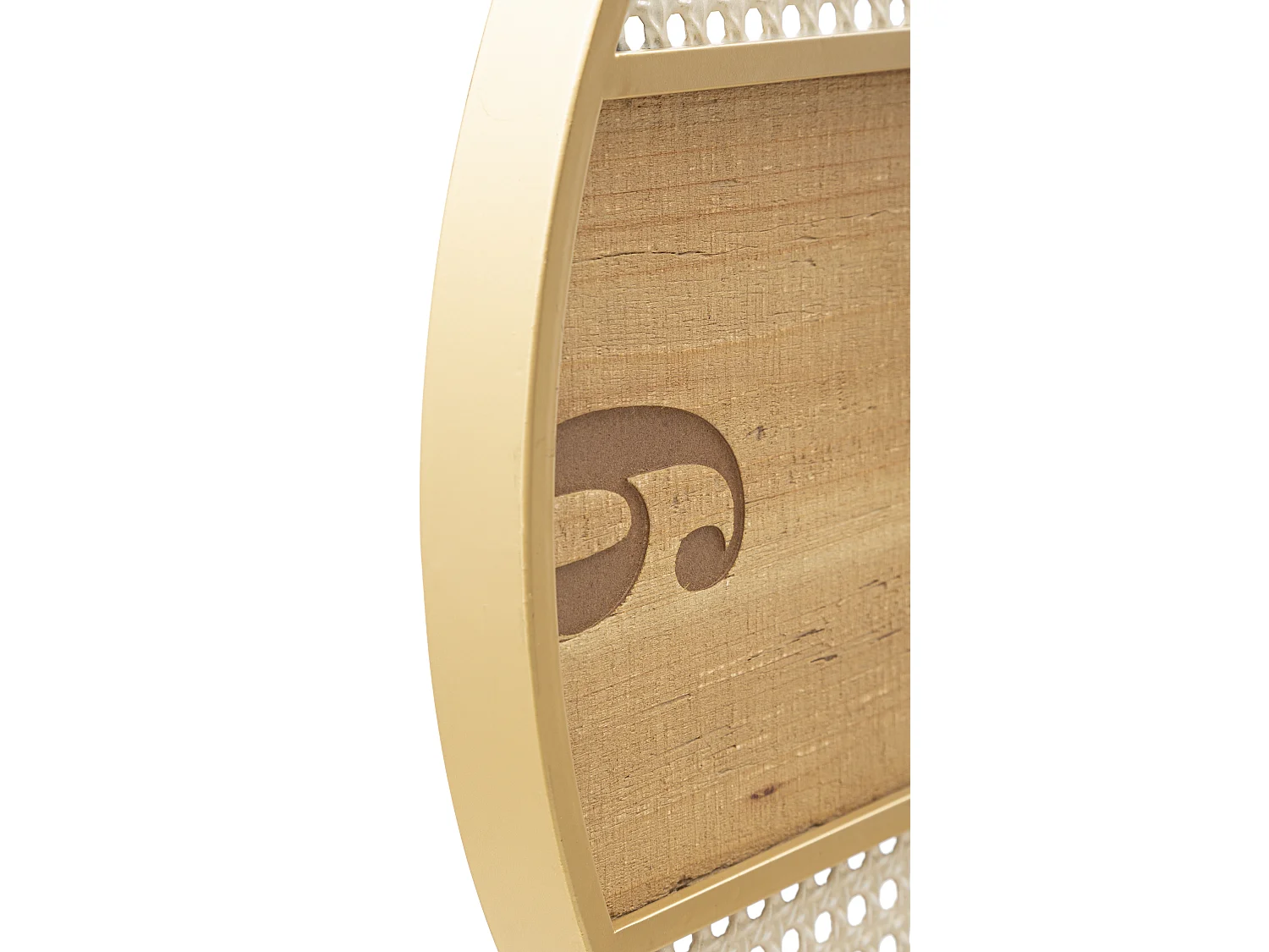 Orologio rotondo da parete in legno marrone Ø cm 50x3,5