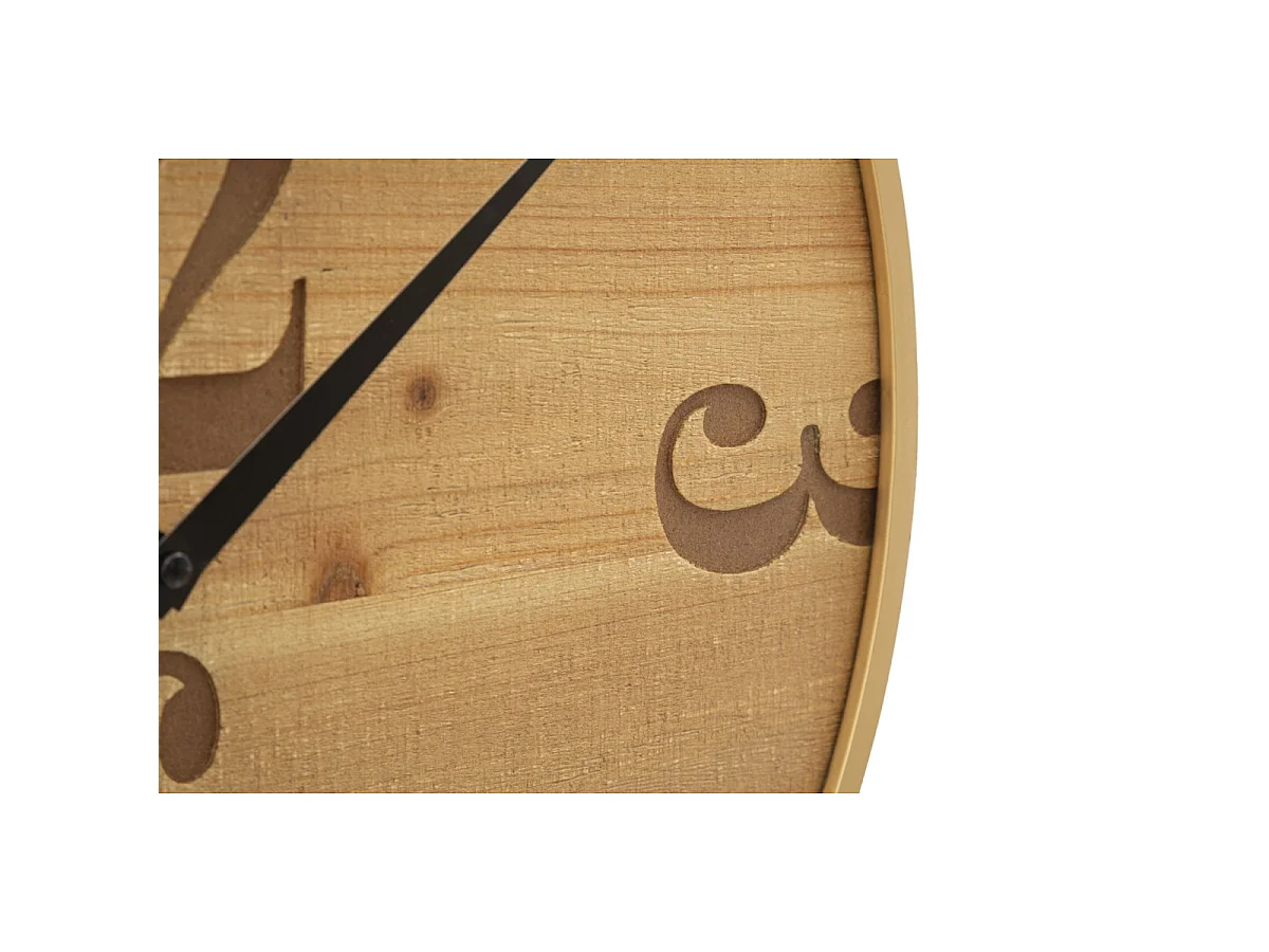 Horloge Murale Cannage "Fuji" 50cm Naturel