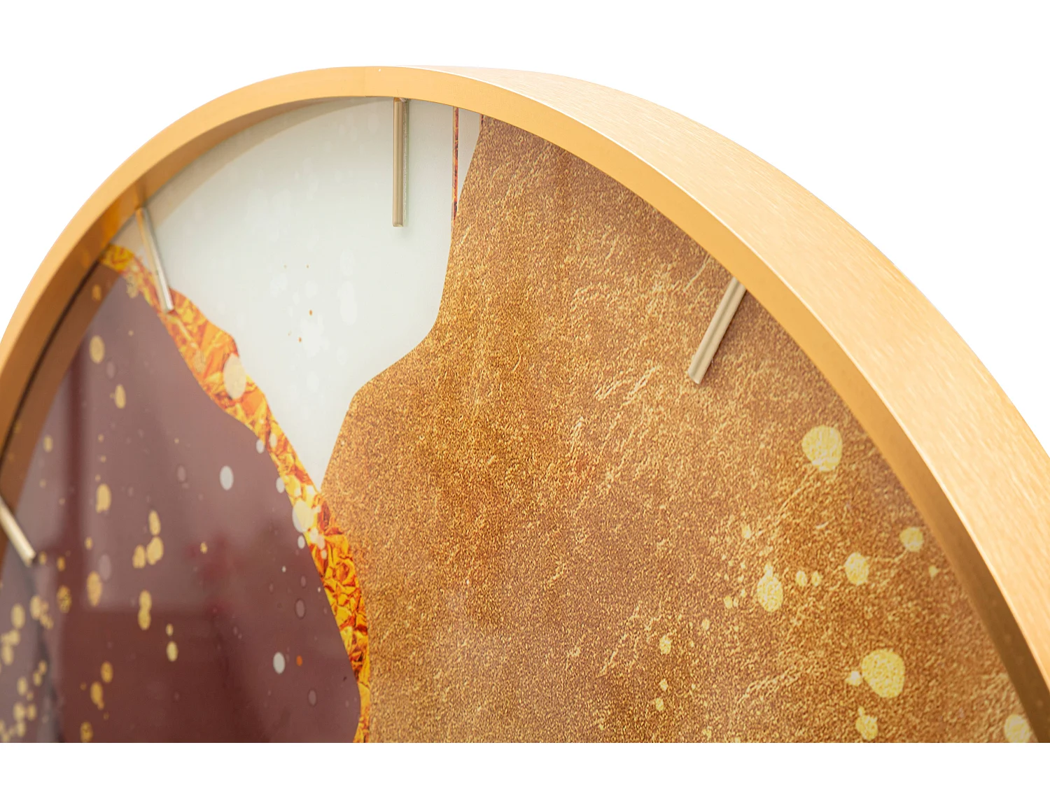 Horloge Murale en Verre "Glody" 60cm Multicolore