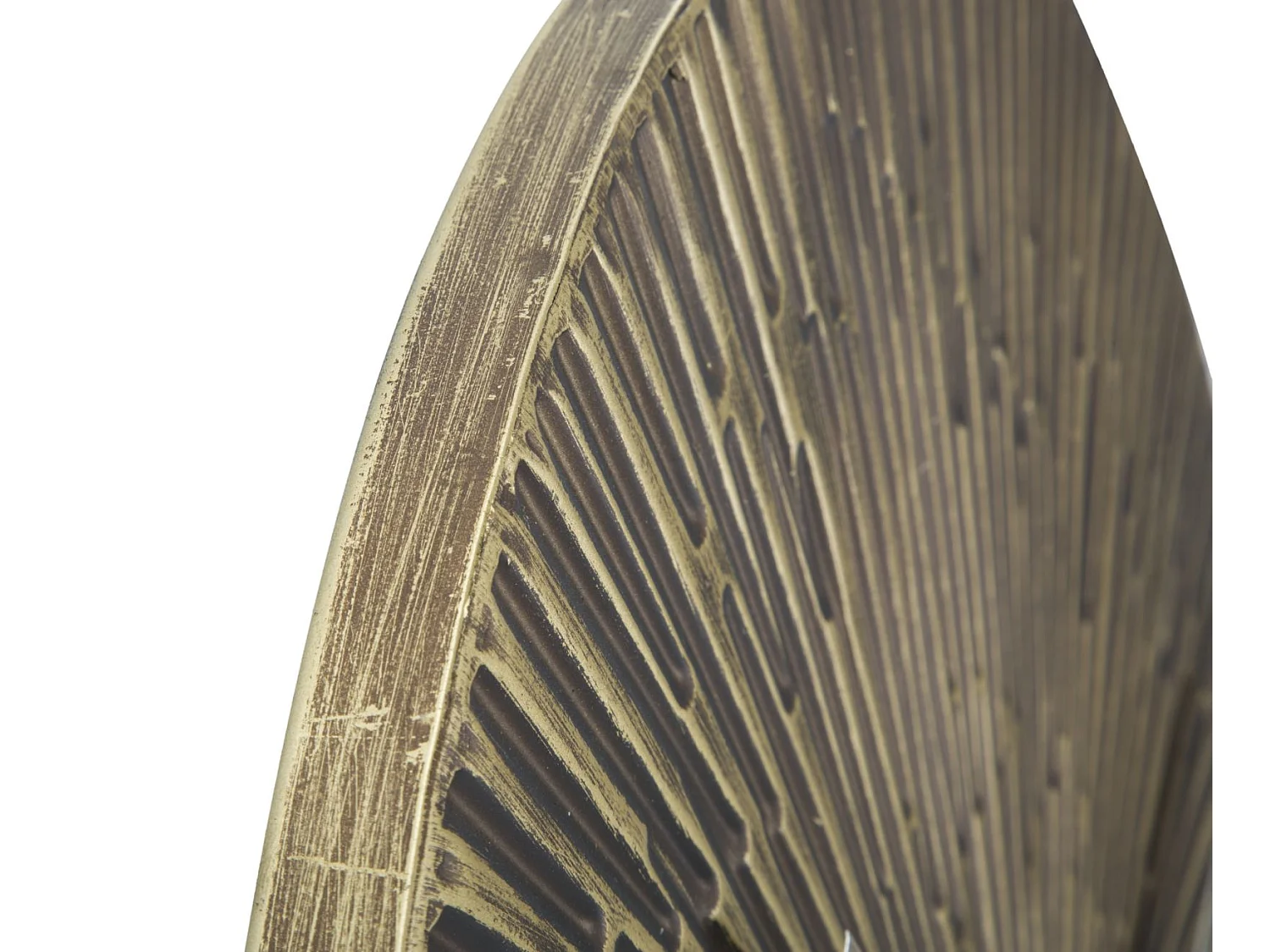 Horloge Murale en Métal "Opis" 50cm Bronze