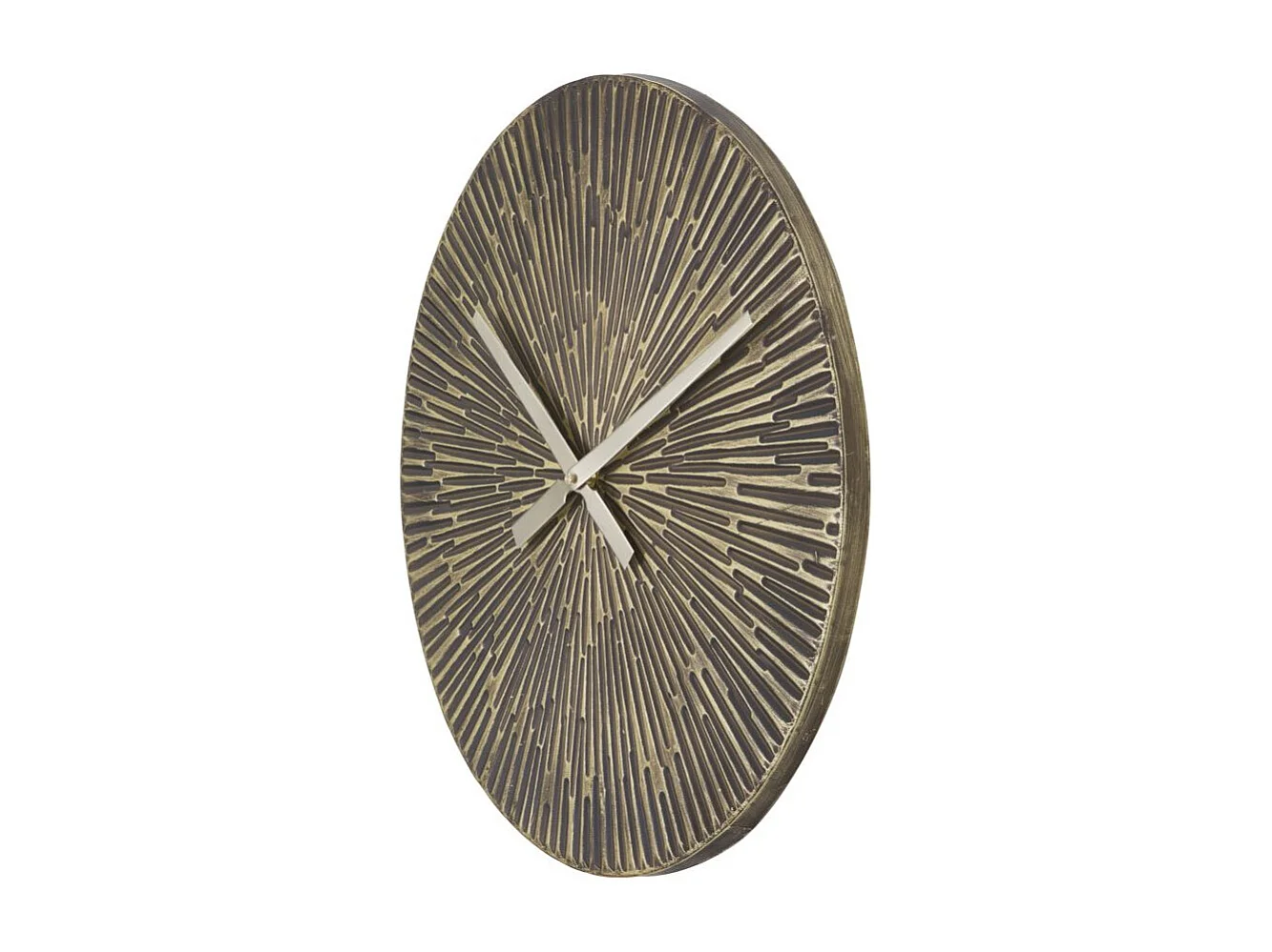 Horloge Murale en Métal "Opis" 50cm Bronze