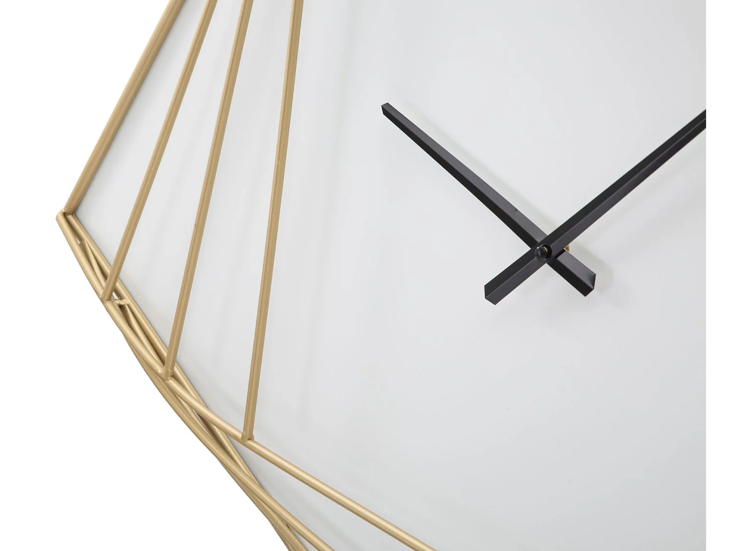 Orologio da parete in metallo bianco cm 85x6x85