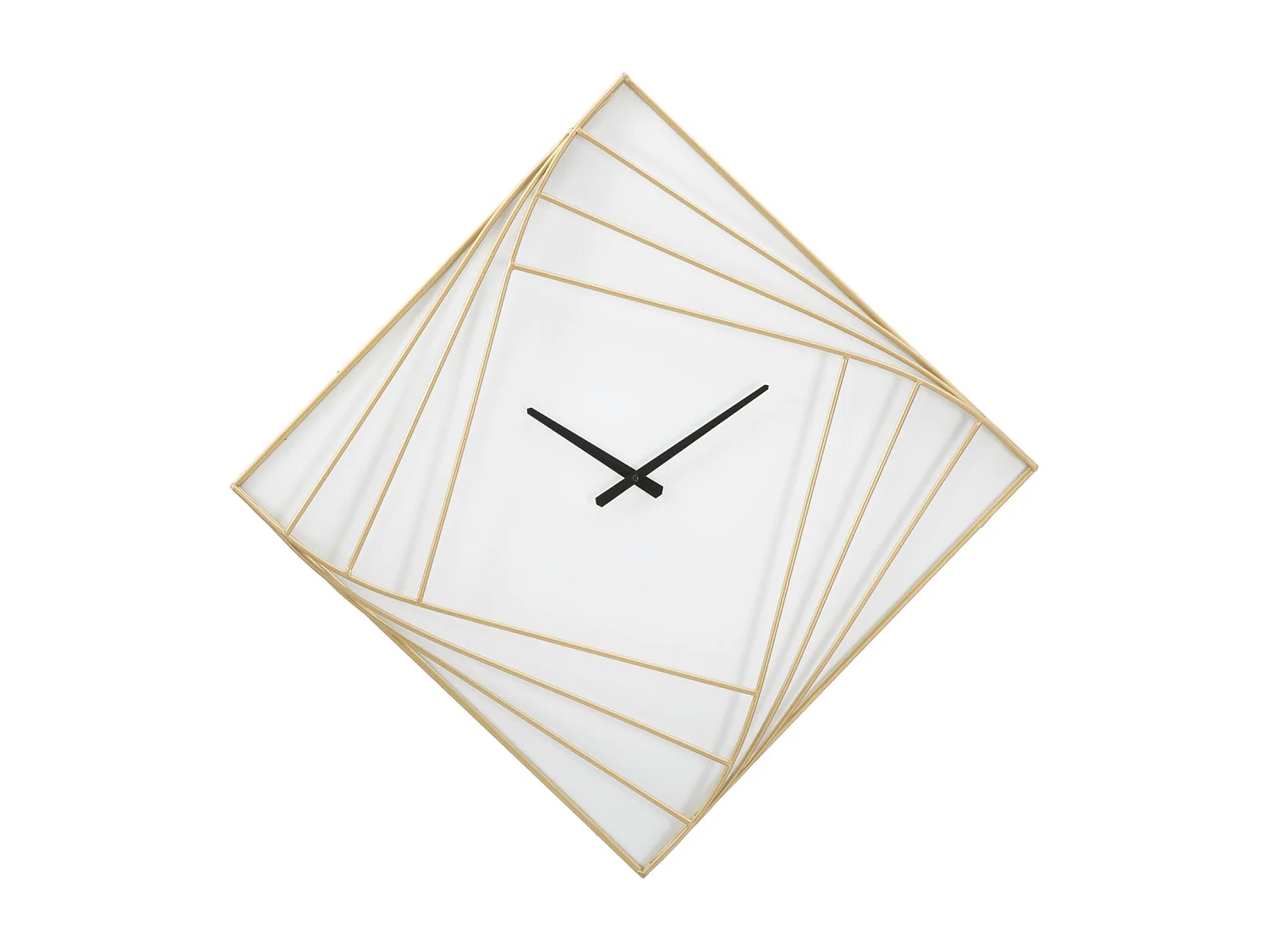 Horloge Murale en Métal "Goldy Line" 85cm Or