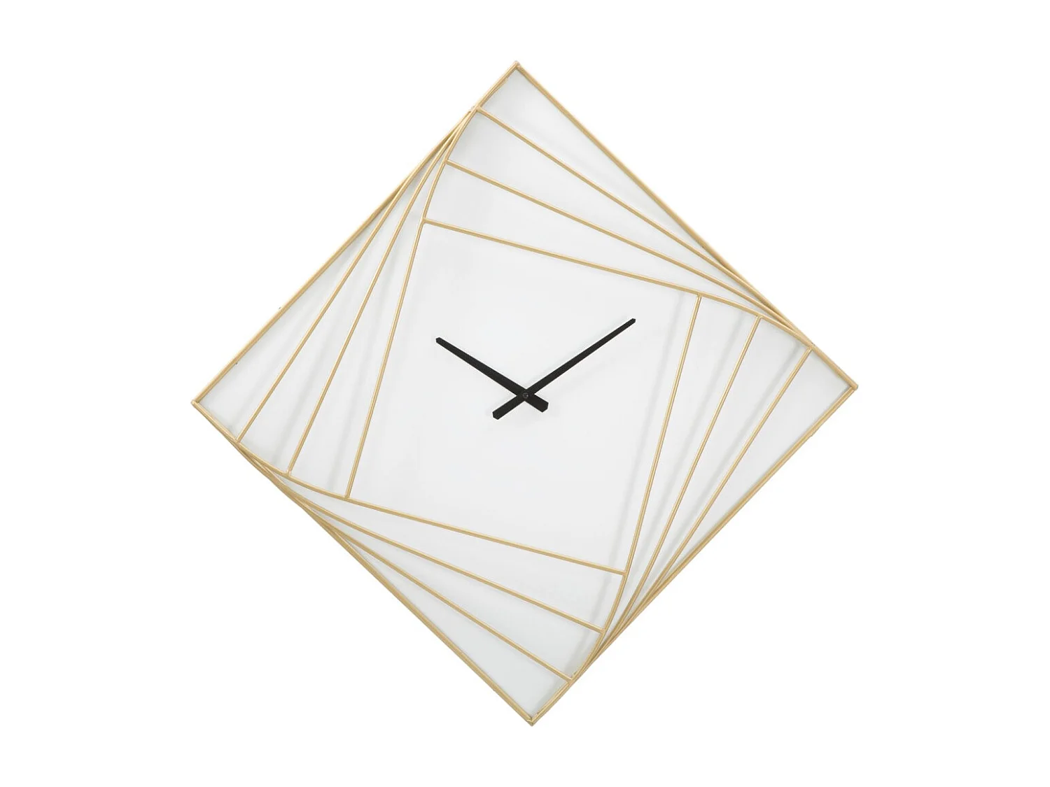 Horloge Murale en Métal "Goldy Line" 85cm Or
