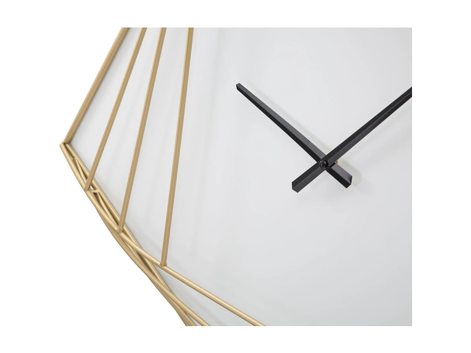Horloge Murale en Métal "Goldy Line" 85cm Or