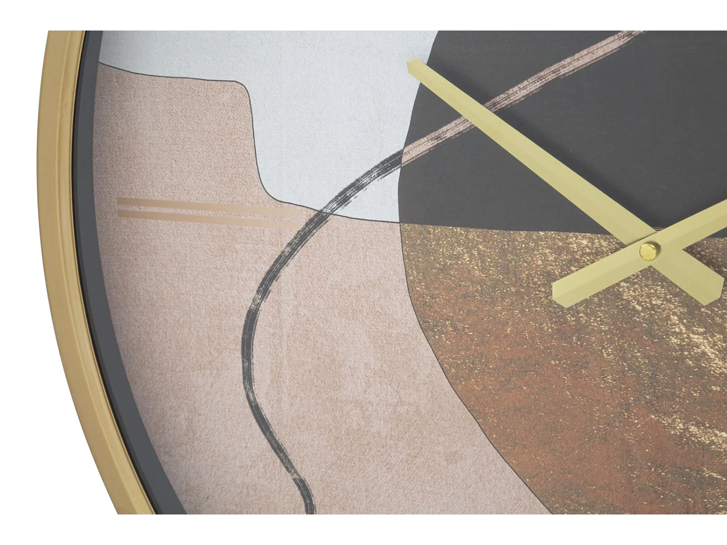 Orologio da parete in metallo multicolore Ø cm 60x6