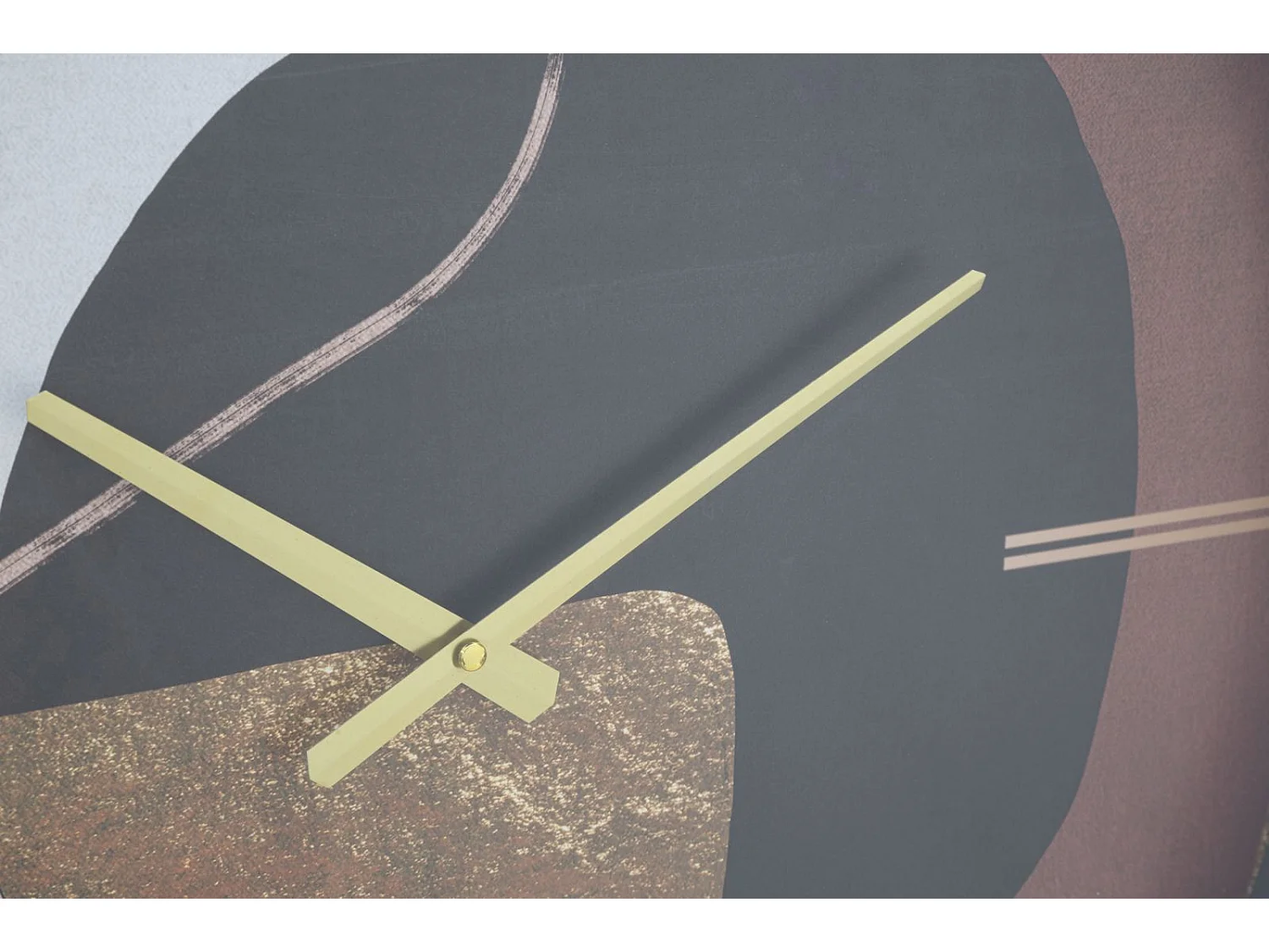 Horloge Murale en Verre "Art Red" 60cm Multicolore