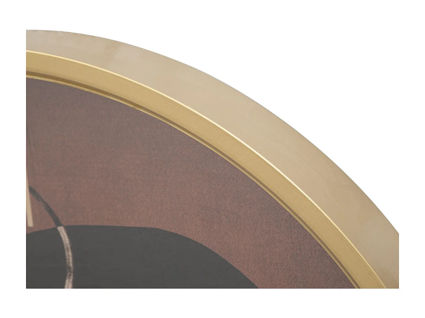 Horloge Murale en Verre "Art Red" 60cm Multicolore