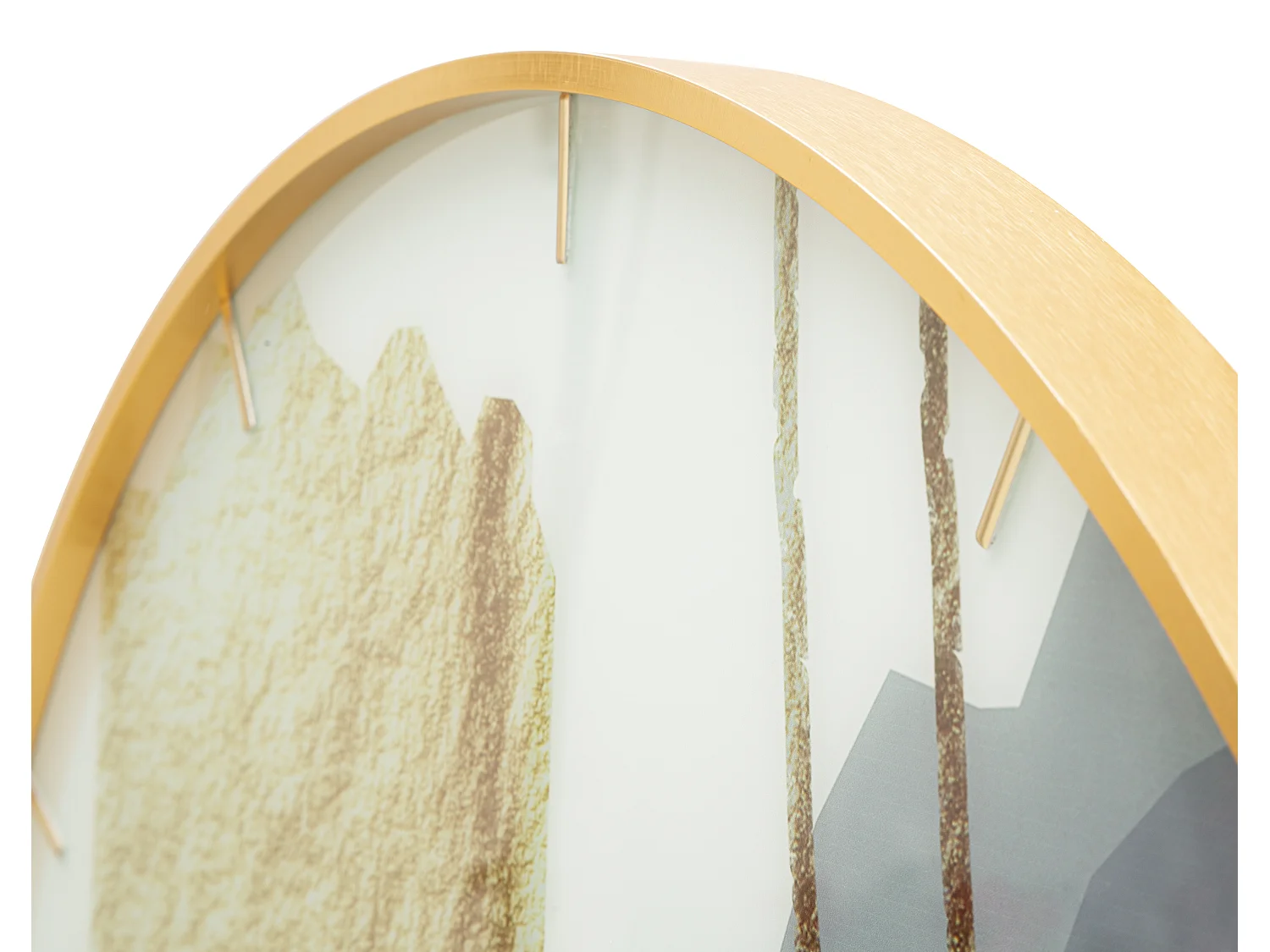 Horloge Murale en Verre "Motifs" 80cm Multicolore