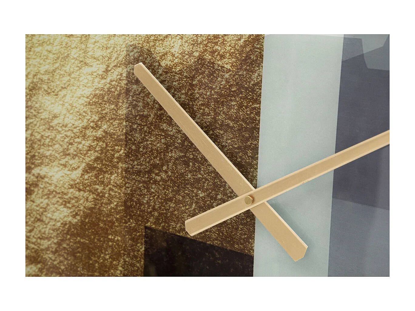 Horloge Murale en Verre "Motifs" 80cm Multicolore