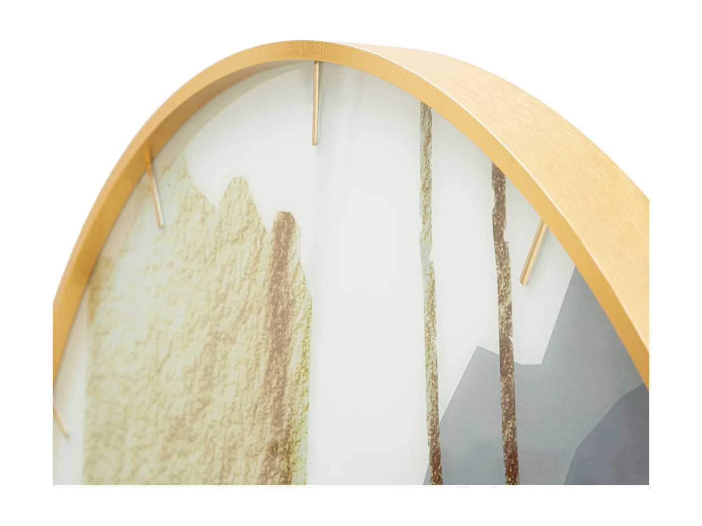 Horloge Murale en Verre "Motifs" 80cm Multicolore