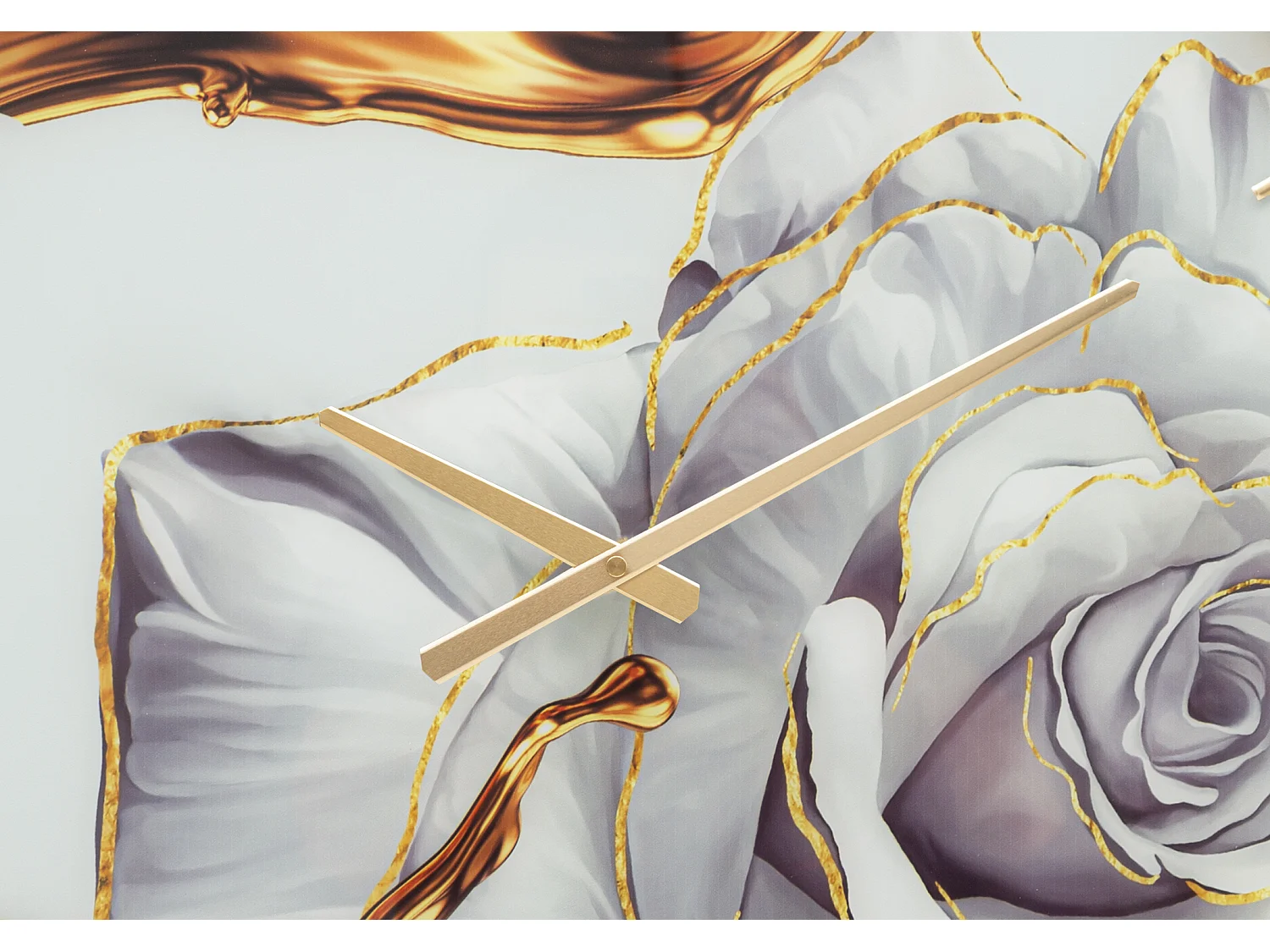 Orologio rotondo da parete in fibre di legno multicolore Ø cm 60x5