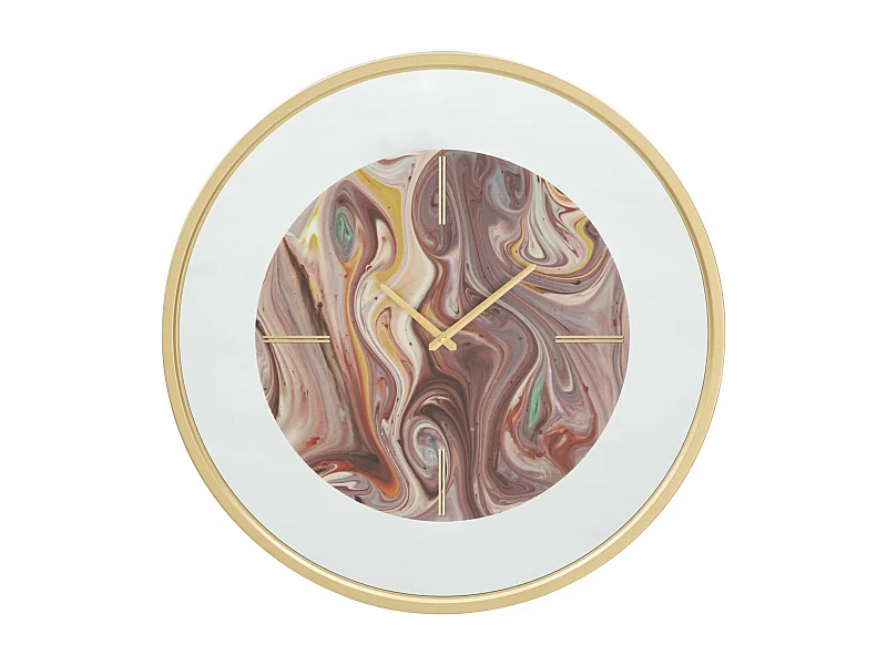 Orologio da parete in metallo multicolore Ø cm 60x6