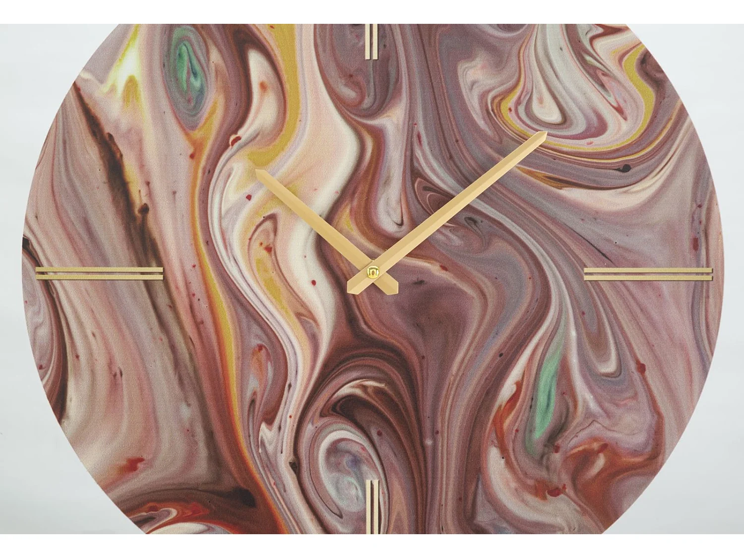 Orologio da parete in metallo multicolore Ø cm 60x6