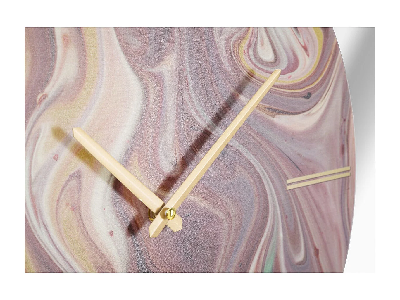 Meerkleurige metalen wandklok Ø 60x6 cm