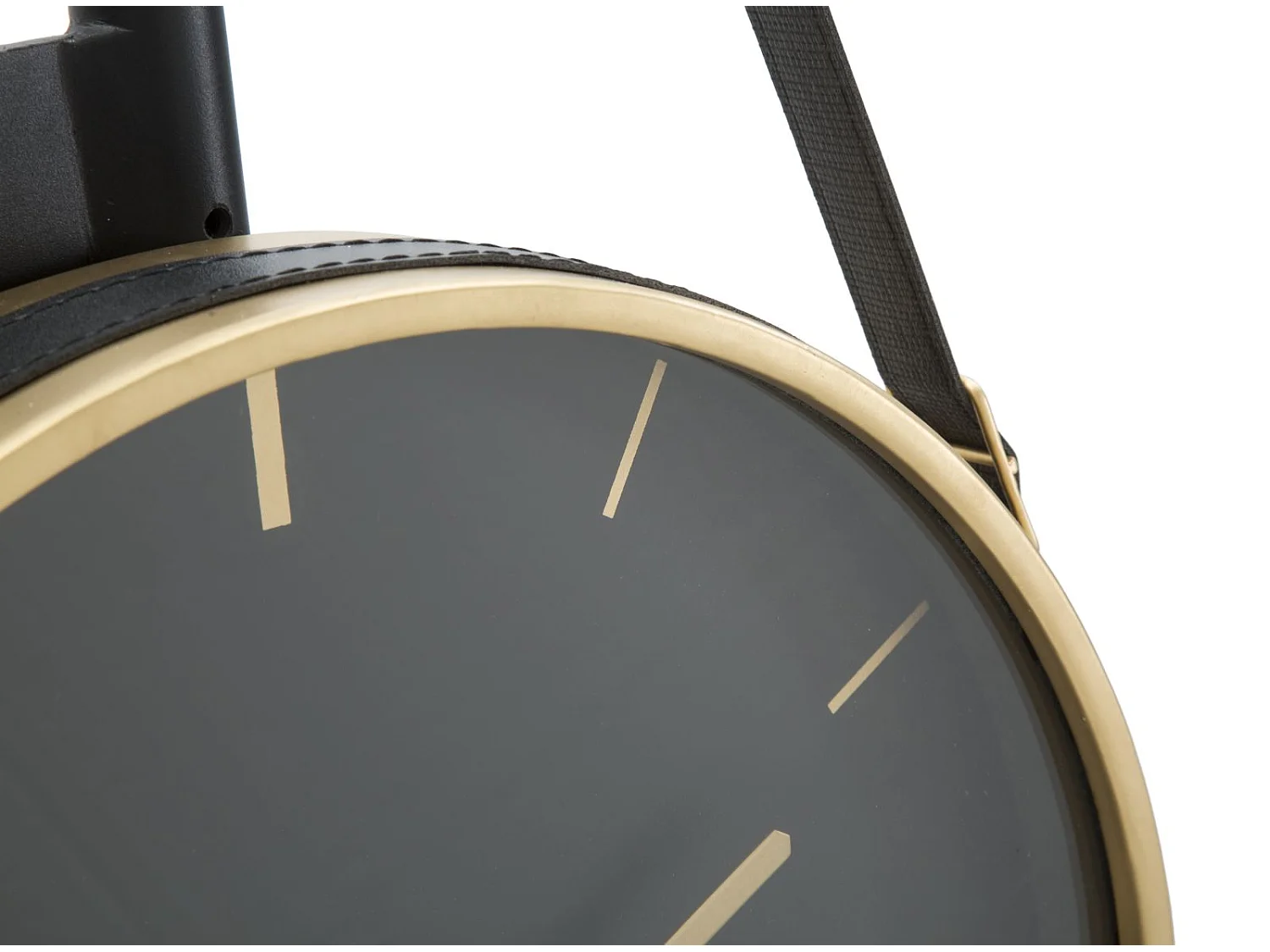 Horloge murale en métal noir cm 34x6x71,5