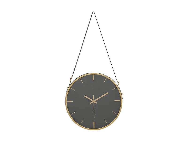 Horloge murale en métal noir cm 34x6x71,5