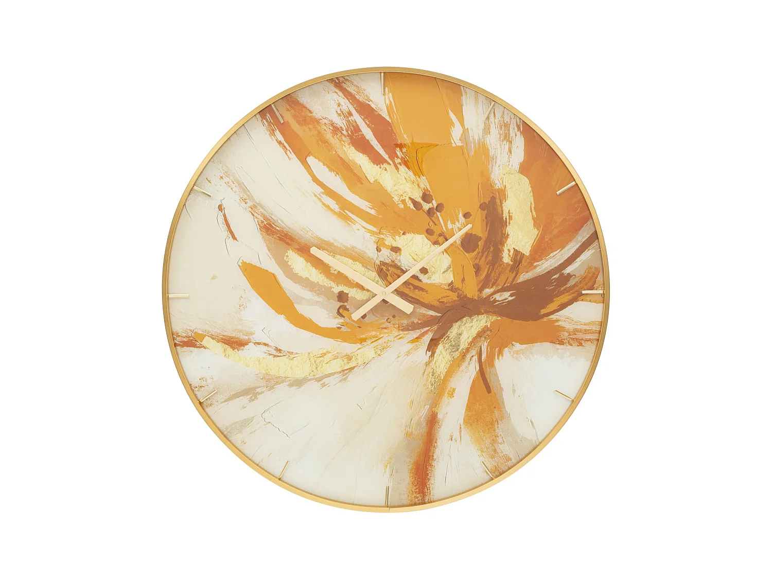 Horloge Murale en Verre "Toply" 80cm Multicolore