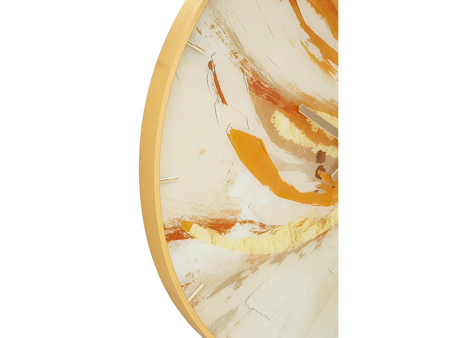 Horloge Murale en Verre "Toply" 80cm Multicolore