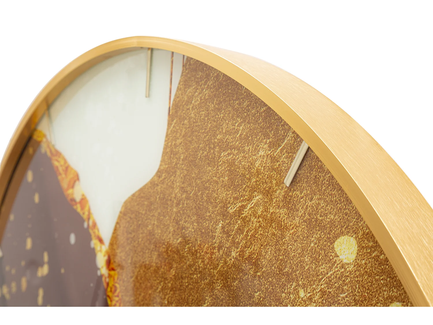 Orologio rotondo da parete in fibre di legno multicolore Ø cm 80x5