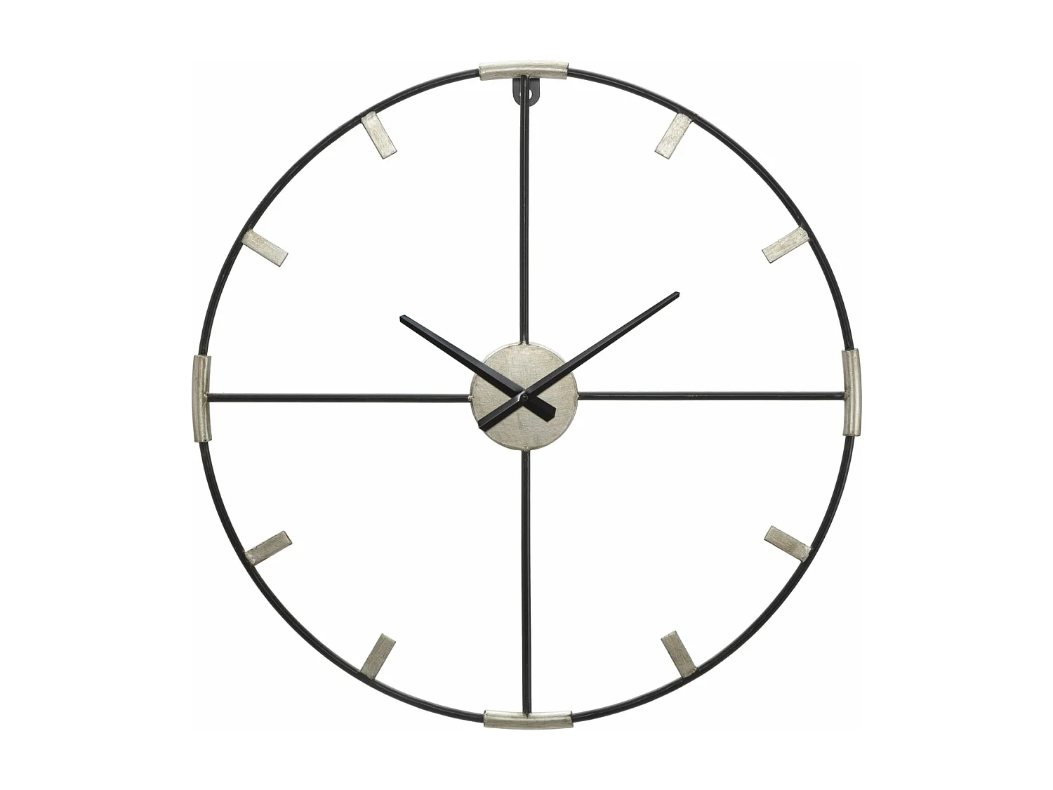 Horloge murale en métal doré Ø cm 60x3,5