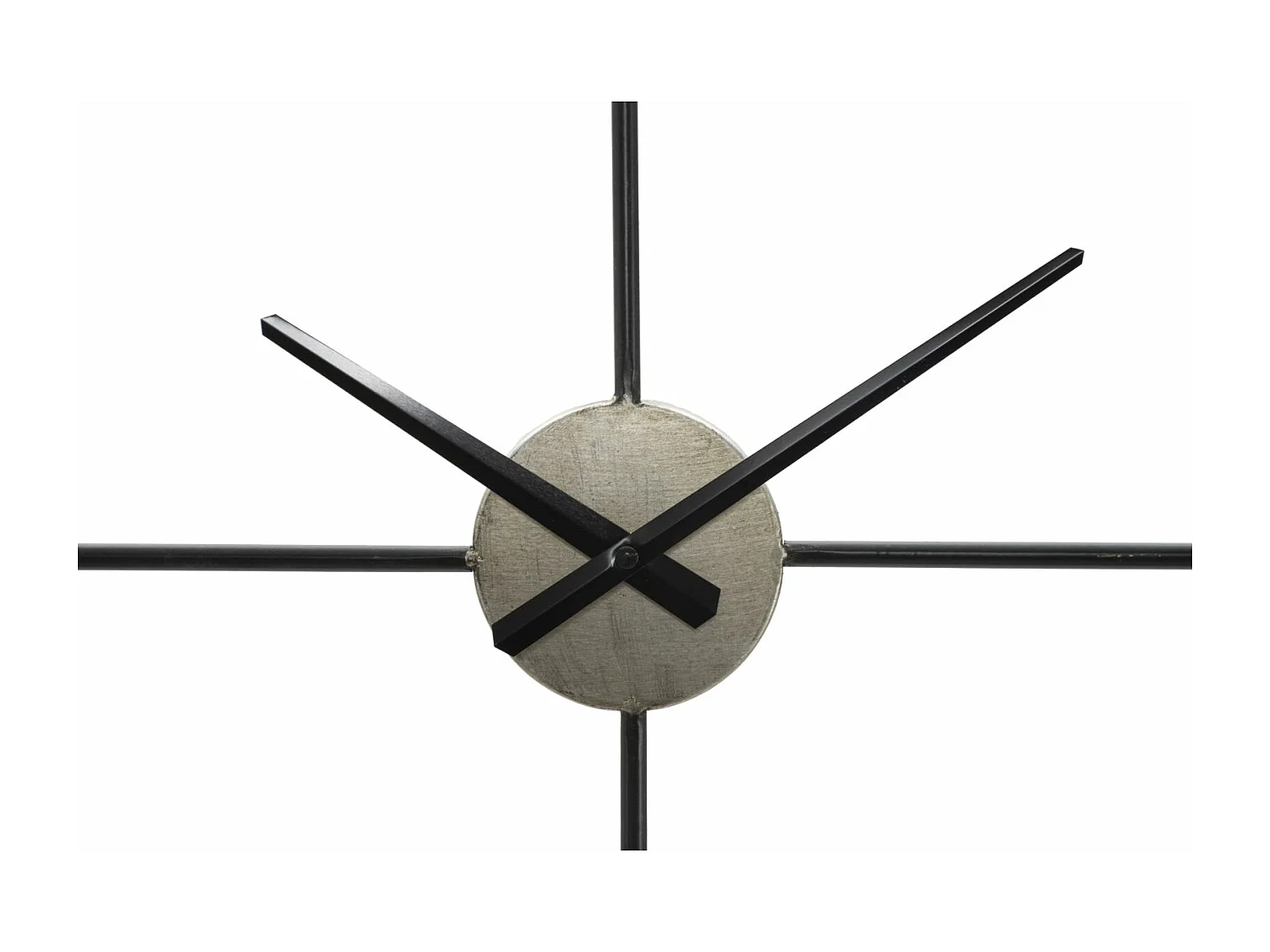 Horloge murale en métal doré Ø cm 60x3,5