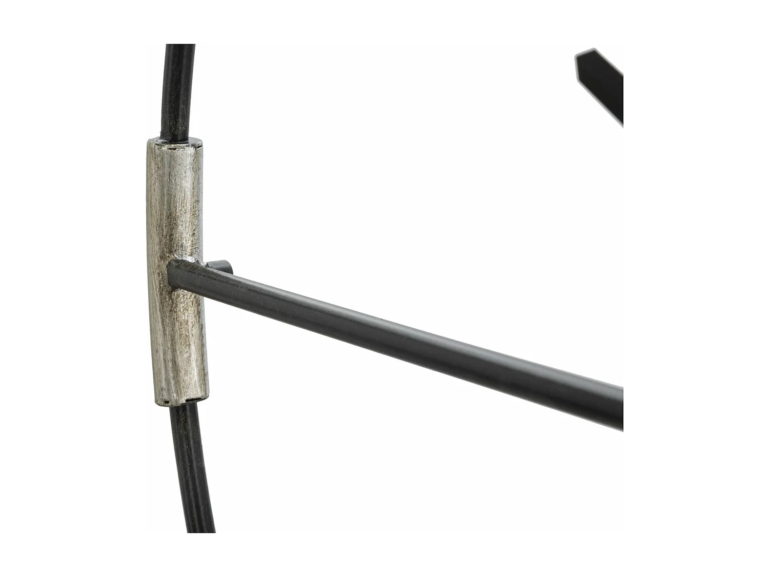 Horloge murale en métal doré Ø cm 60x3,5