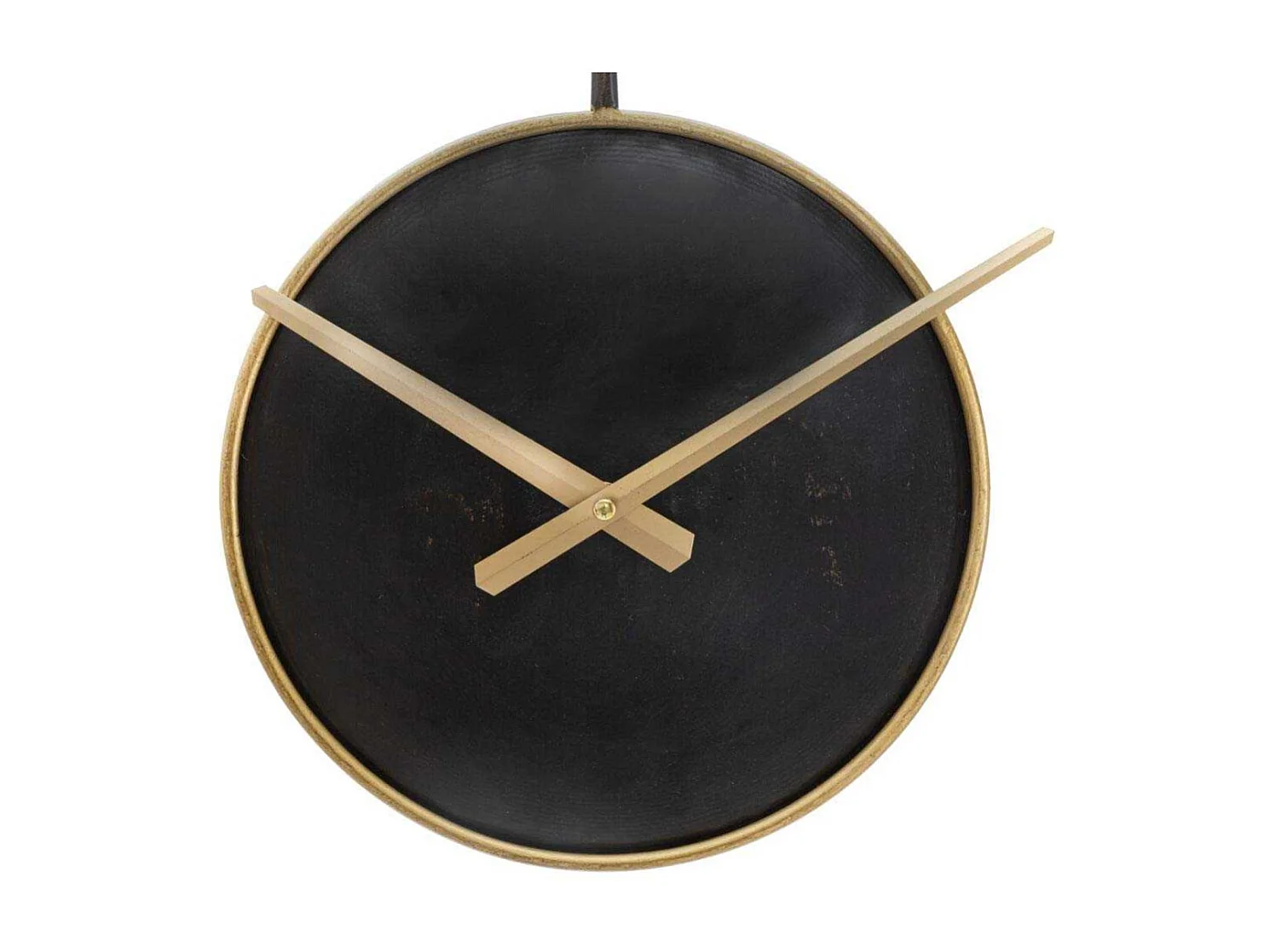 Horloge Murale en Métal "Pearl" 61cm Noir