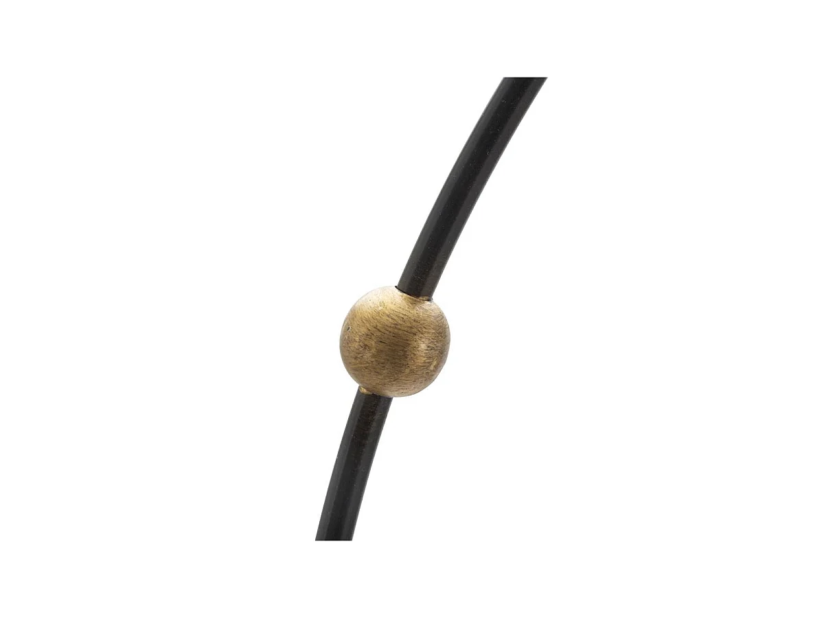 Horloge Murale en Métal "Pearl" 61cm Noir