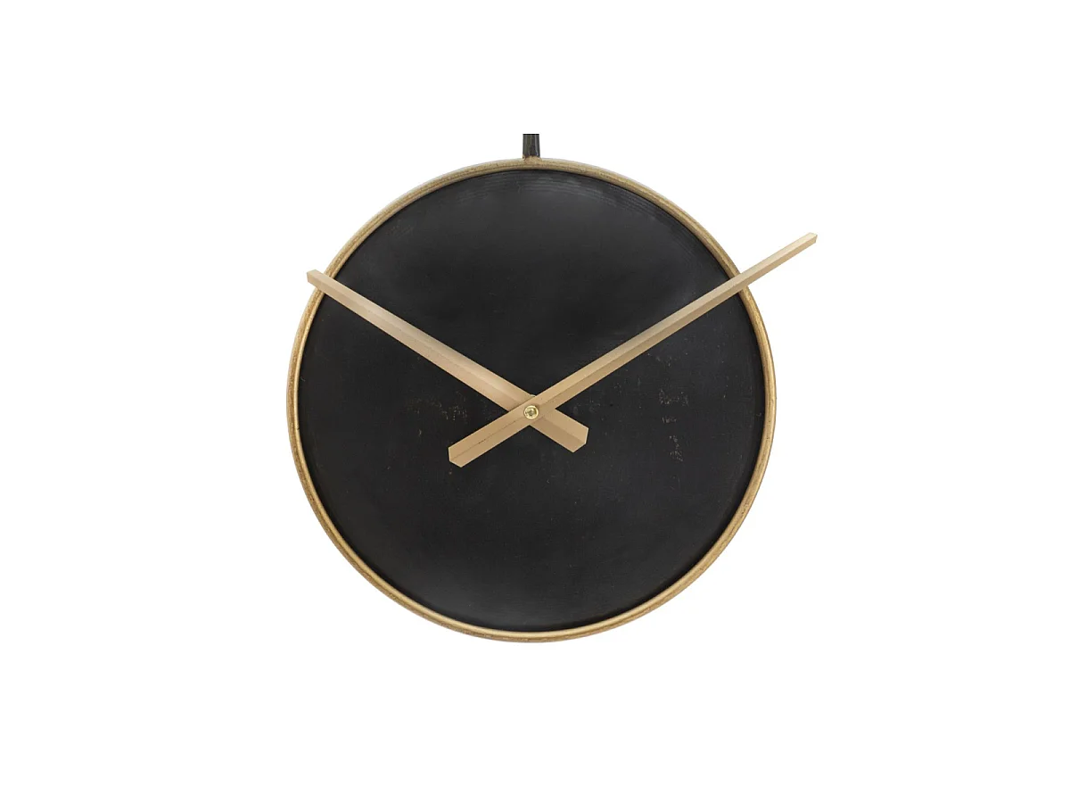 Horloge Murale en Métal "Pearl" 61cm Noir