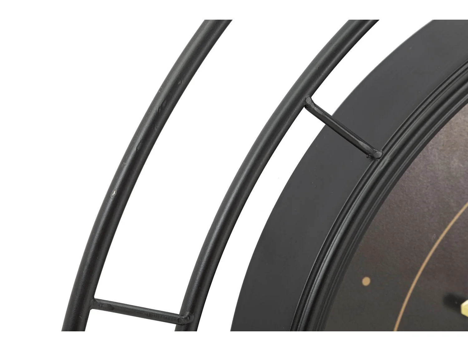 Horloge Murale en Verre "Fashion" 70cm Noir