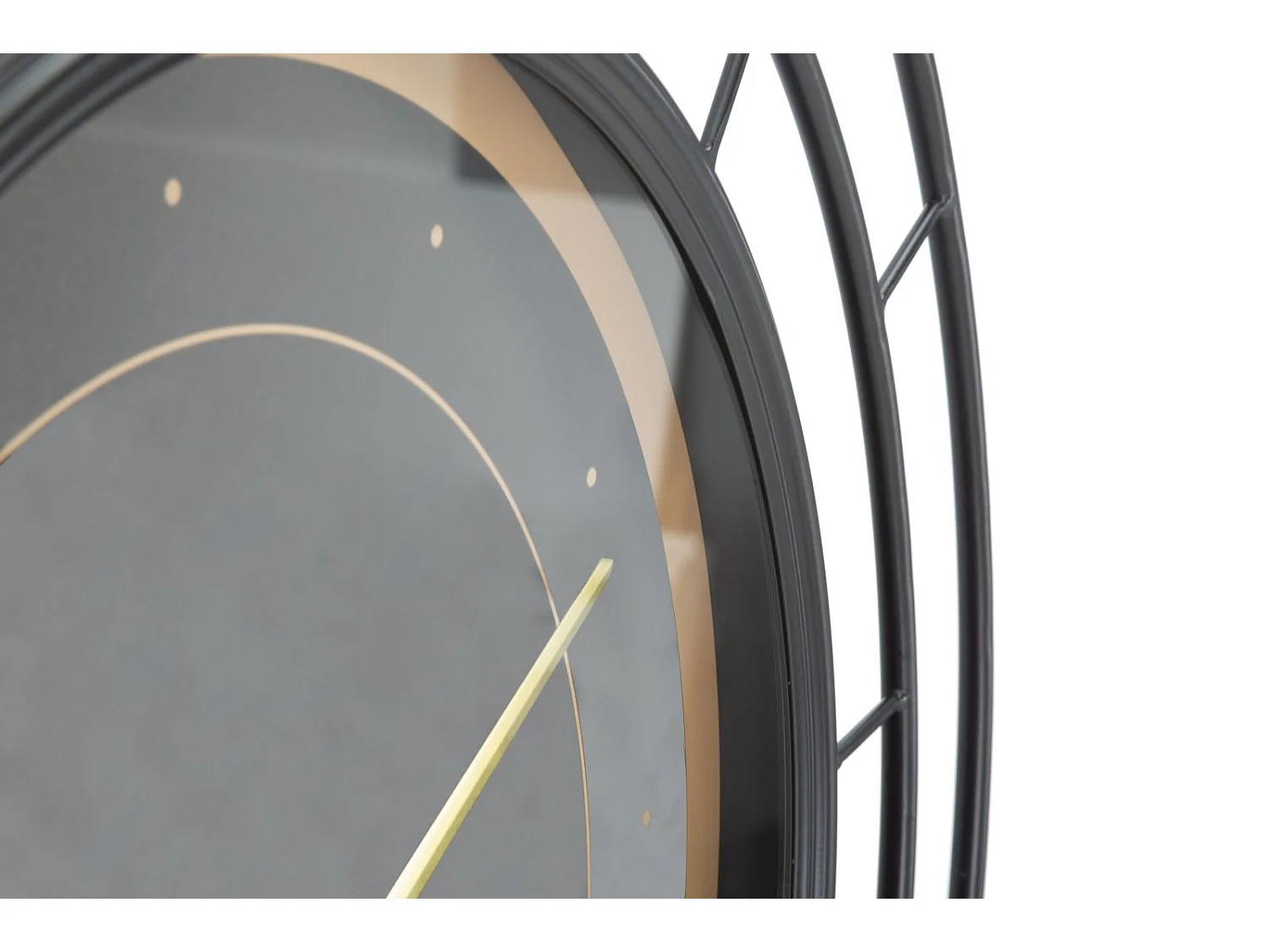 Horloge Murale en Verre "Fashion" 70cm Noir