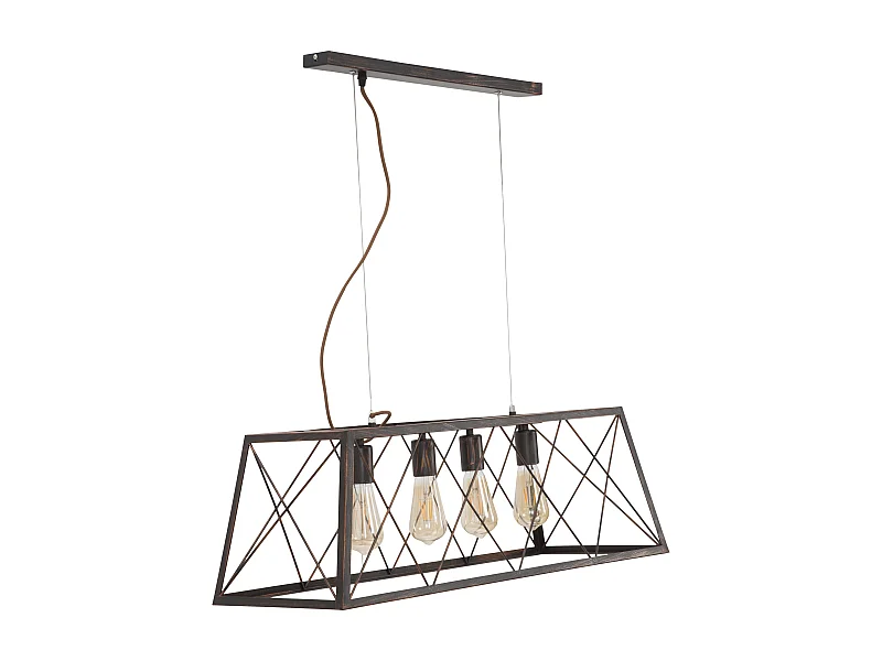 Plafonnier en Métal "Industry" 78cm Noir