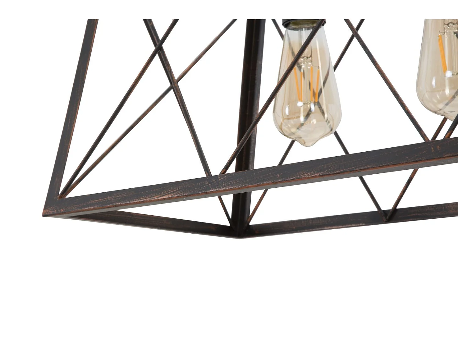 Plafonnier en Métal "Industry" 78cm Noir