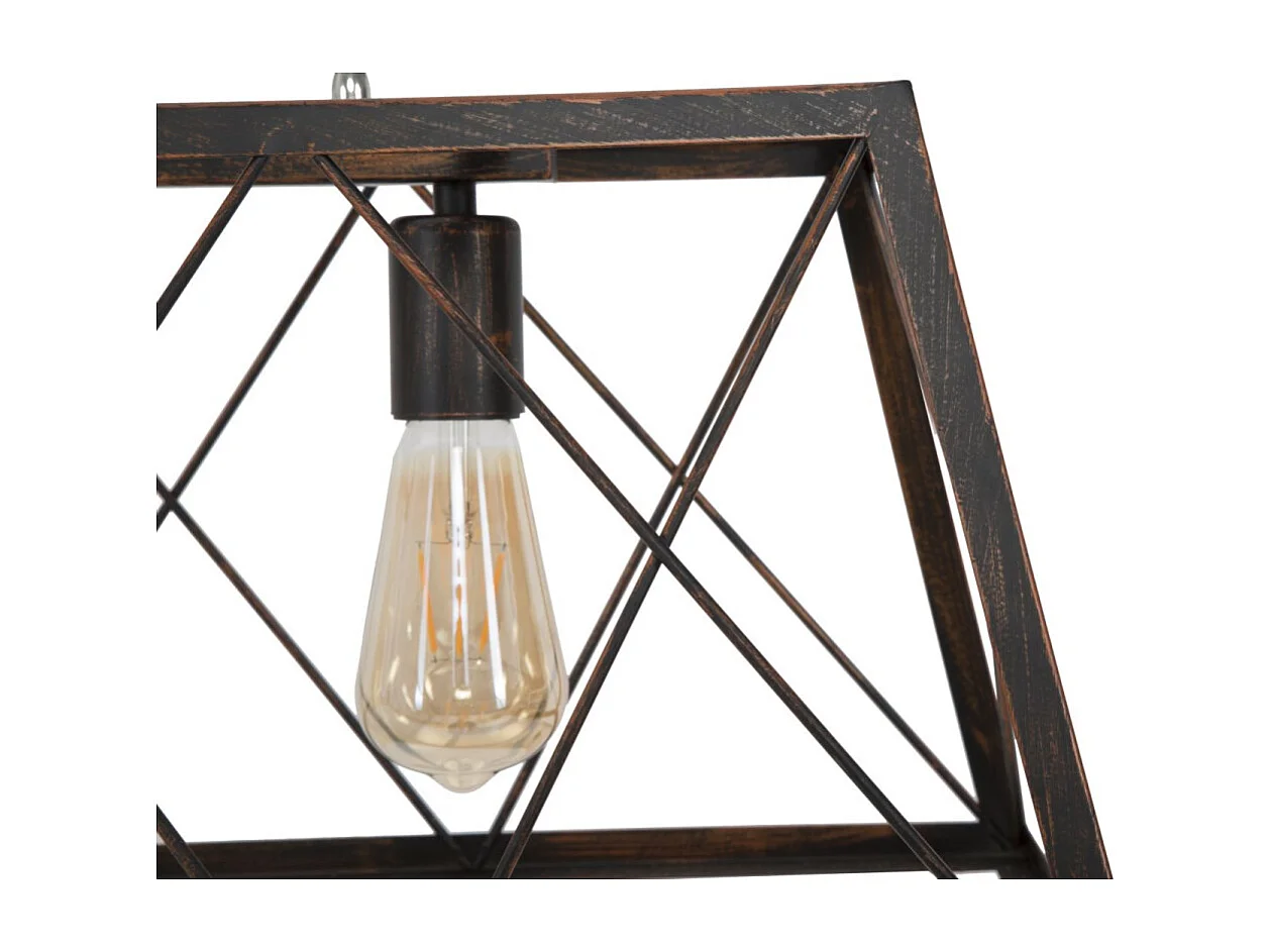 Plafonnier en Métal "Industry" 78cm Noir