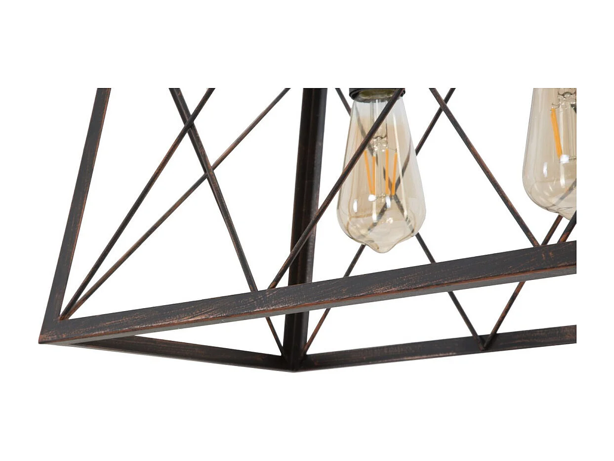 Plafonnier en Métal "Industry" 78cm Noir