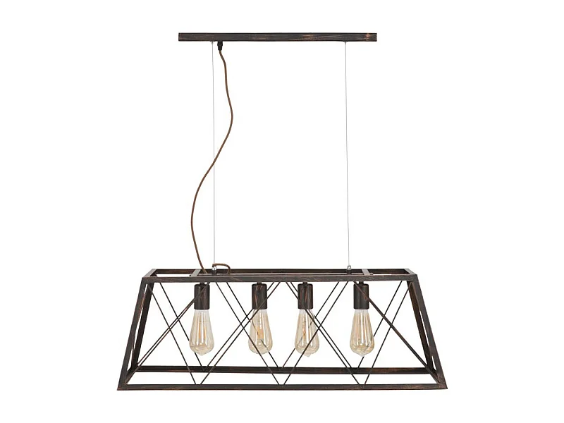 Plafonnier en Métal "Industry" 78cm Noir