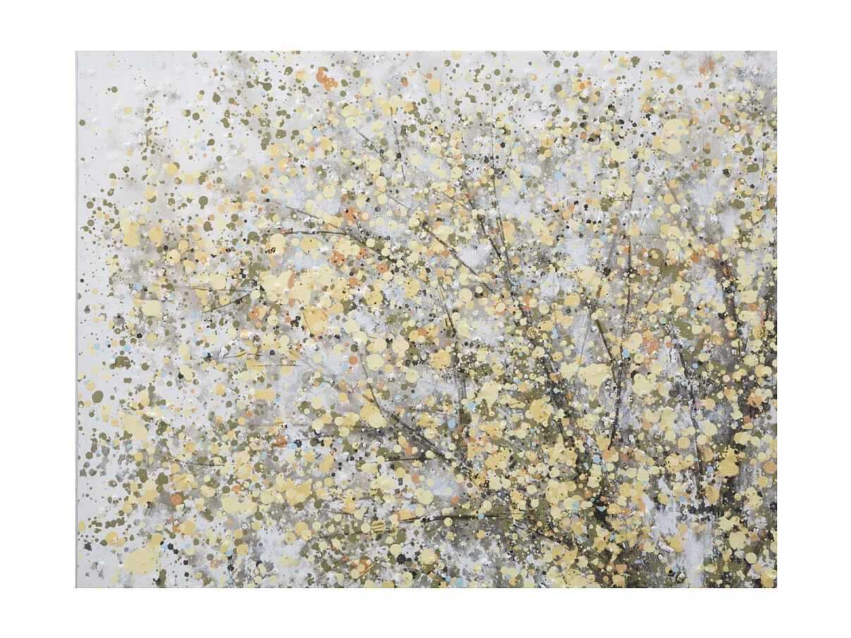 Toile Peinture Déco "Tree Simple" 80x120cm Multicolore