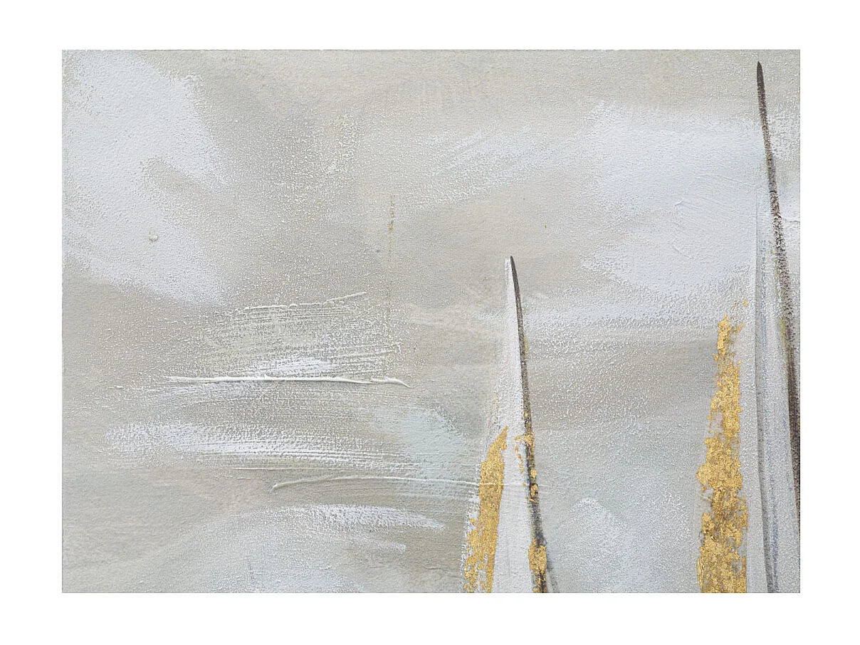 Toile Peinture Déco "Boat" 80x100cm Multicolore