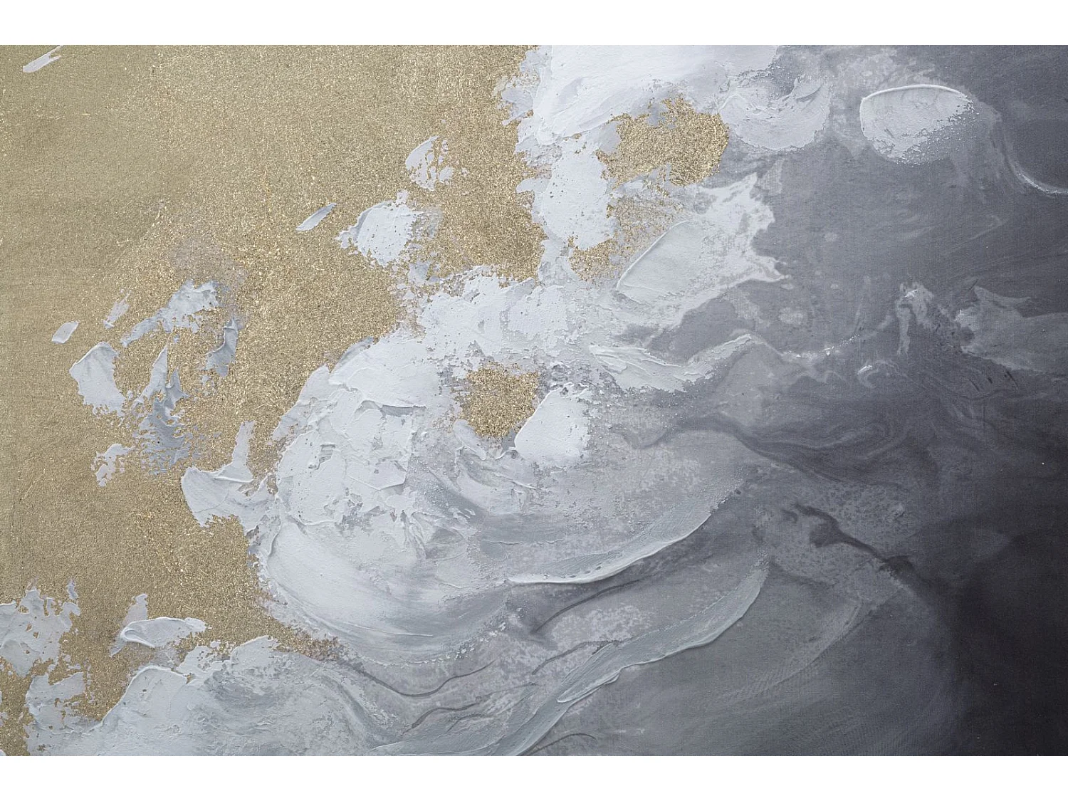 Dipinto su tela multicolore astratto cm 120x3,8x80