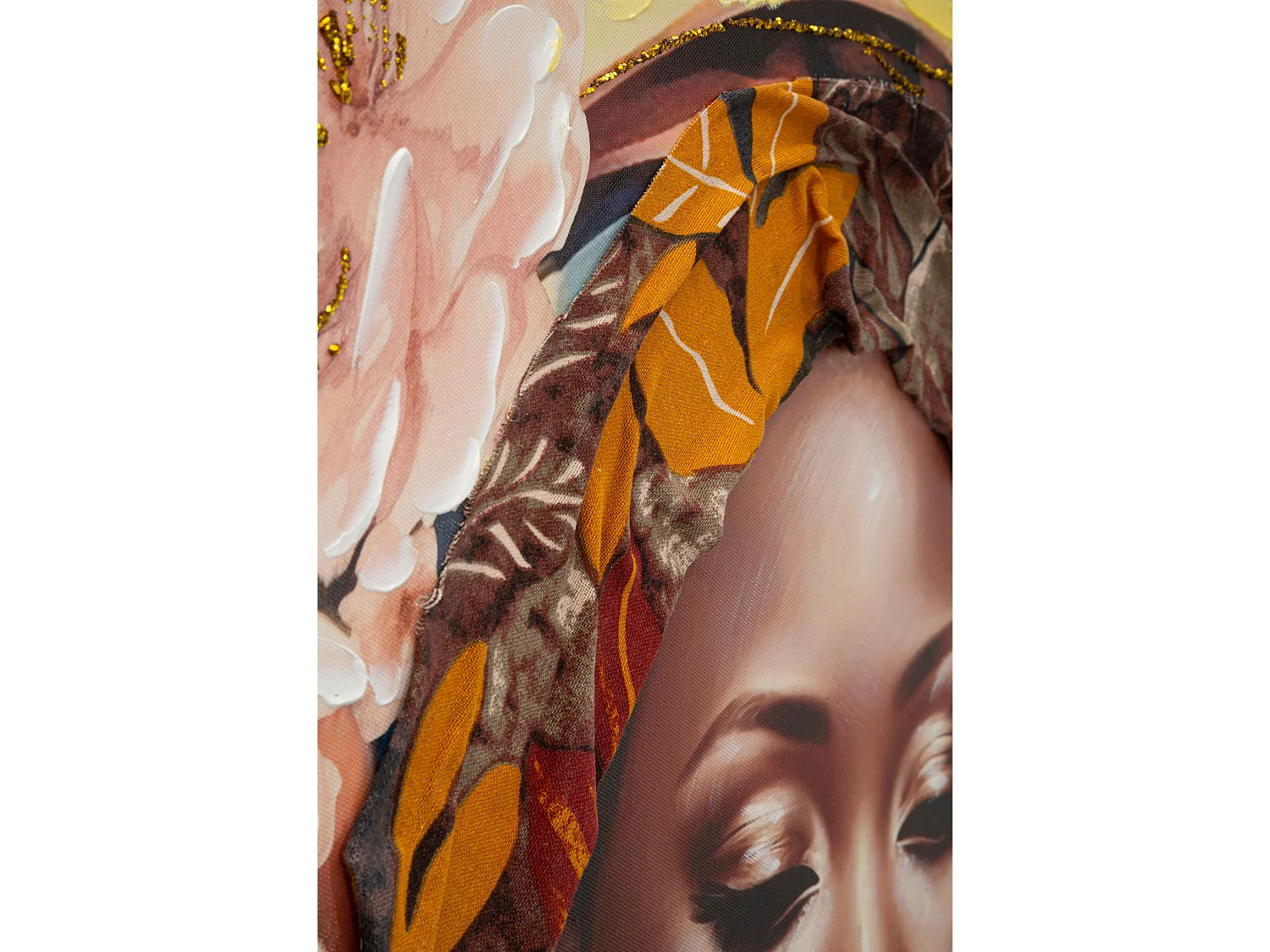 Tableau Déco "Ayda Profil" 72x102cm Multicolore