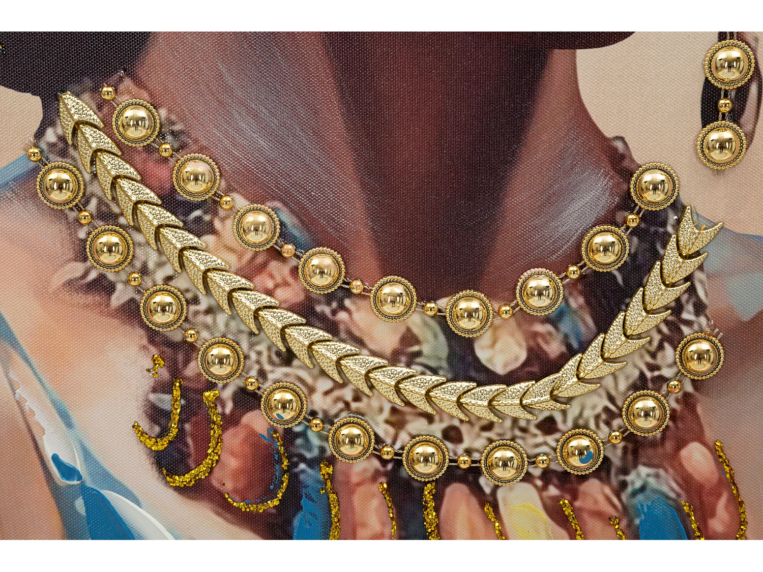 Tableau Déco "Ayda Profil" 72x102cm Multicolore