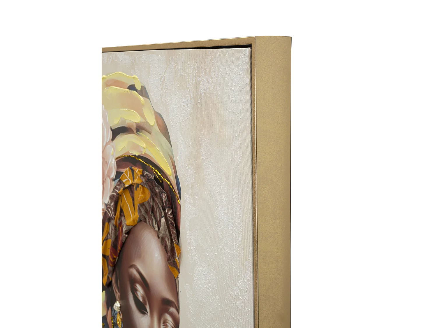 Tableau Déco "Ayda Profil" 72x102cm Multicolore