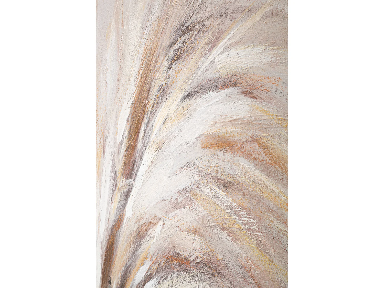 Peinture sur toile multicolore fleurs dans vase 60x2,8x120 cm