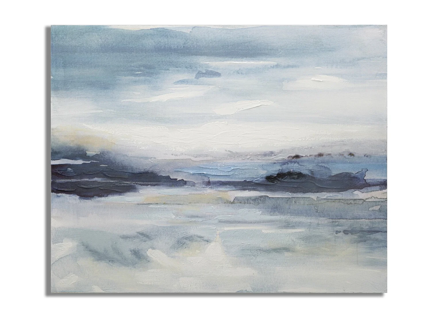 Peinture abstraite multicolore sur toile 100x2,8x80 cm