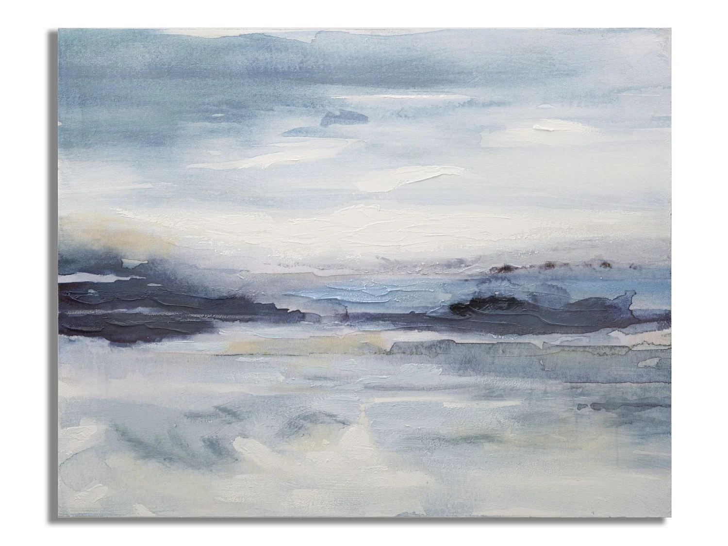 Peinture abstraite multicolore sur toile 100x2,8x80 cm