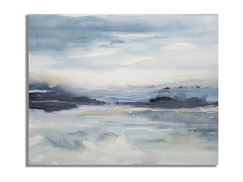 Peinture abstraite multicolore sur toile 100x2,8x80 cm