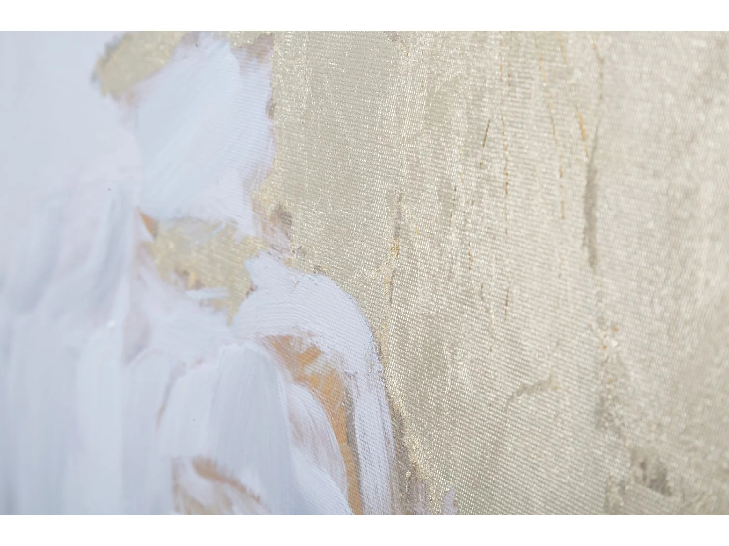 Toile Peinture Déco "Agatha" 90x90cm Multicolore