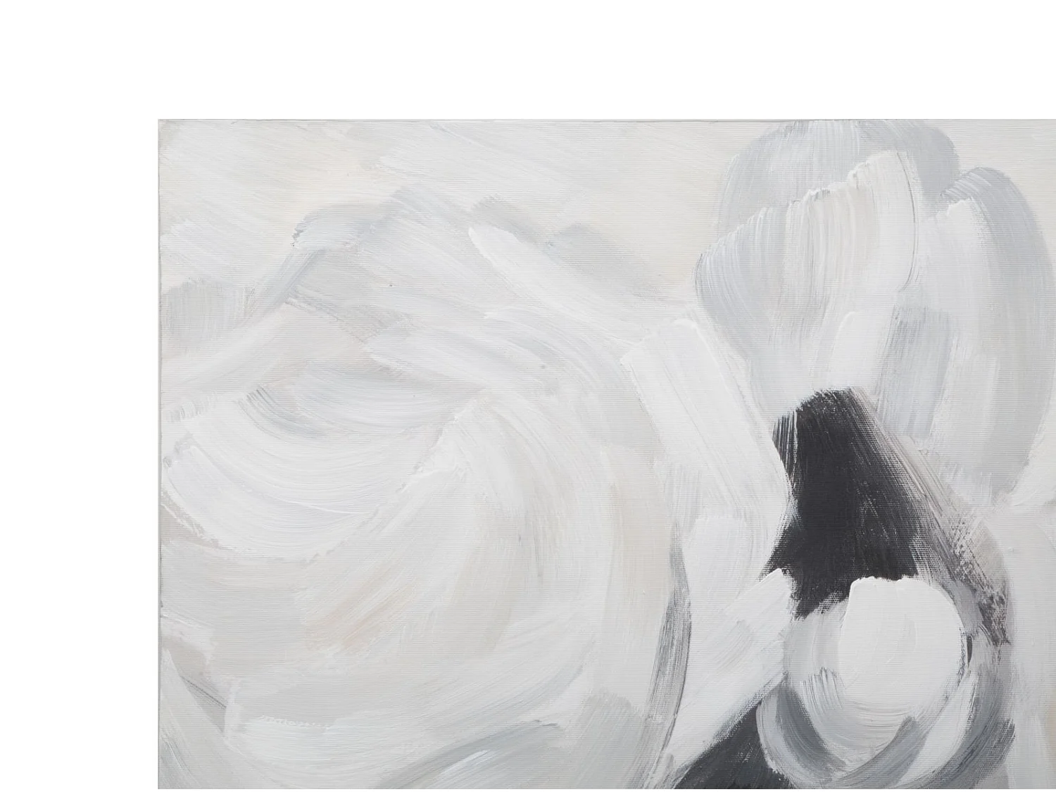 Toile Peinture Déco "Agatha" 90x90cm Multicolore